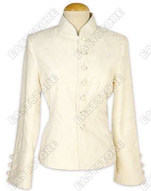 Blessed Floral Embroidery Suedette Jacket