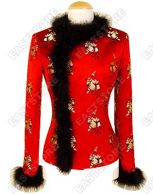 Cute Tulip Brocade Jacket(Quilted)