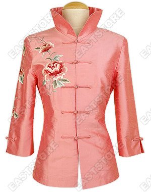 Spellbinding Peony Embroidered Blouse