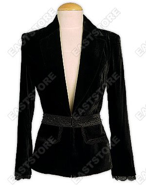 Stylish Silk Velvet Jacket