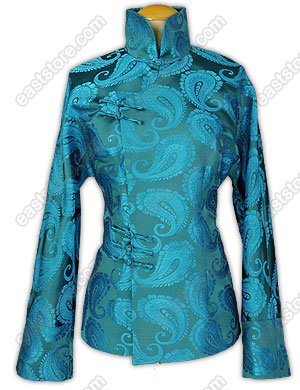 Graceful Mandarin Brocade Jacket