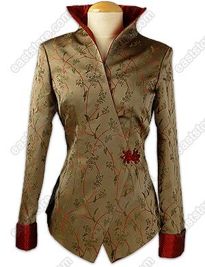 Feminity Vine Brocade Jacket