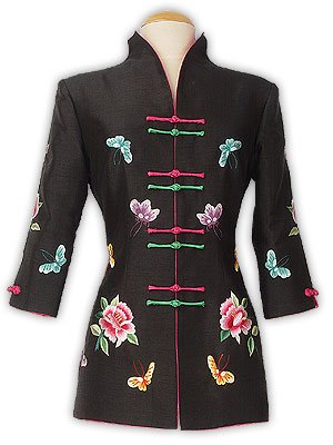 Graceful Butterfly Embroidery Jacket