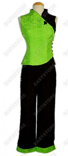 Longevity Pattern Silk Matching Set