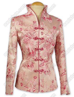 Prosperous Peony Patterned Brocade Jacket