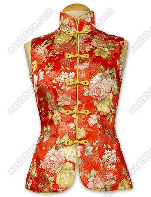 Flourishing Brocade Vest(Quilted)