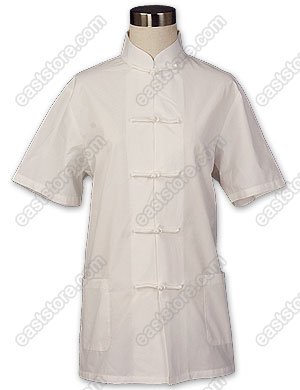 Cotton Shirt with traditional Chinese frog buttons