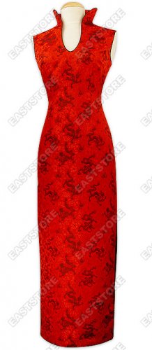 Dragon Silk Brocade Cheongsam