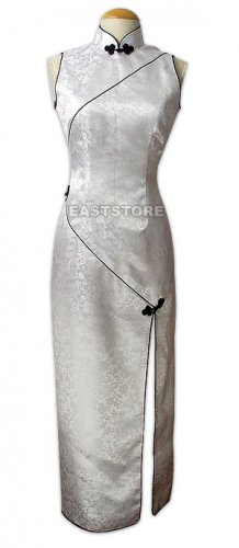 Elegant White Dragon Wedding Dress