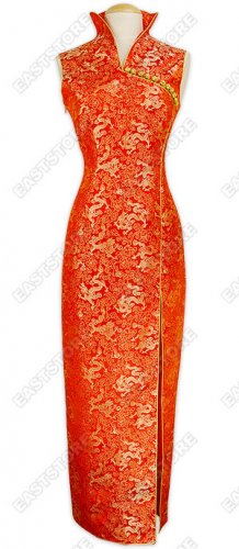Chinese Dragon Brocade Dress