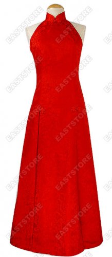 Red Dragon Brocade Wedding Dress