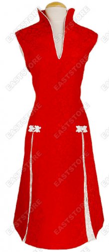 Unique Dragon Brocade Prom Dress