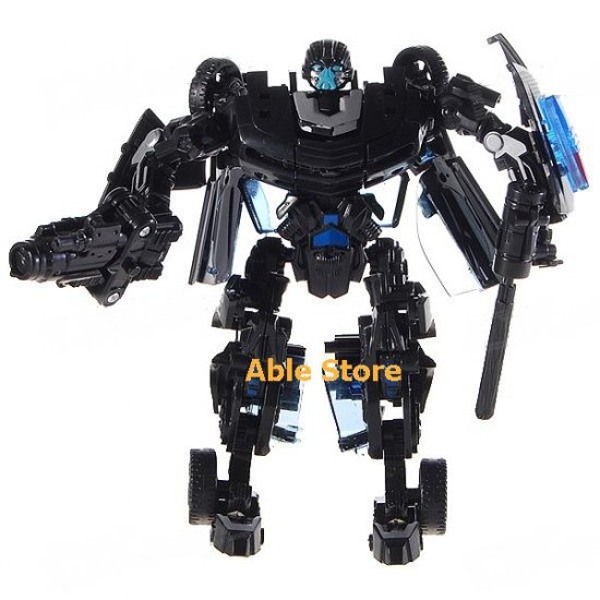 Sport Car Transformer Robot Model (Black)