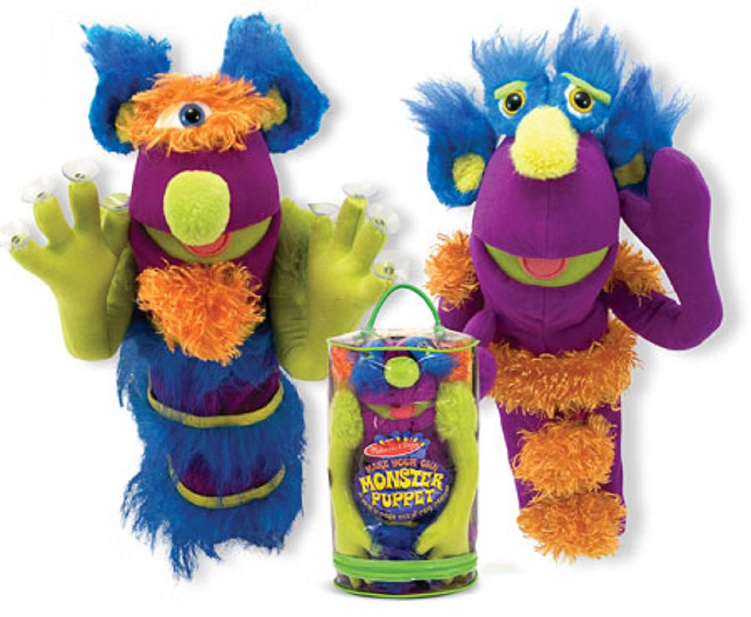 Melissa & Doug Deluxe Make-Your-Own Monster Puppet **FREE SHIPPING**