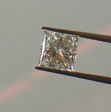 1.0ct Brilliant Princess Diamond with GIA certificate