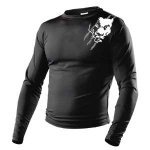 Black Rash Guard Top