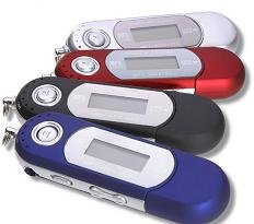 256MB MP3 Player+ FM Tuner + Flash Disk