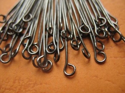 400g 30mm Antiqued Gunmetal Eyepins