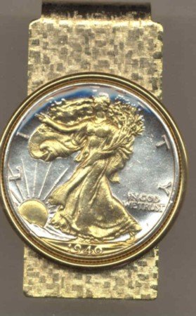 Walking Liberty Half Dollar Coin Money Clip