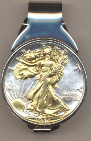 Walking Liberty Spring Coin Money Clip