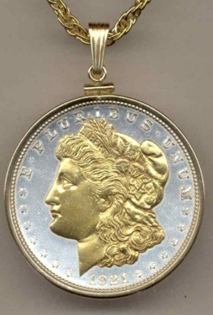Morgan Silver Dollar Coin Necklace
