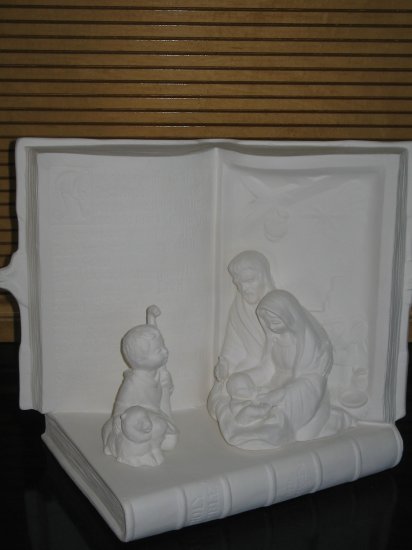 Bible Nativity Ceramic Bisque Ready To Paint