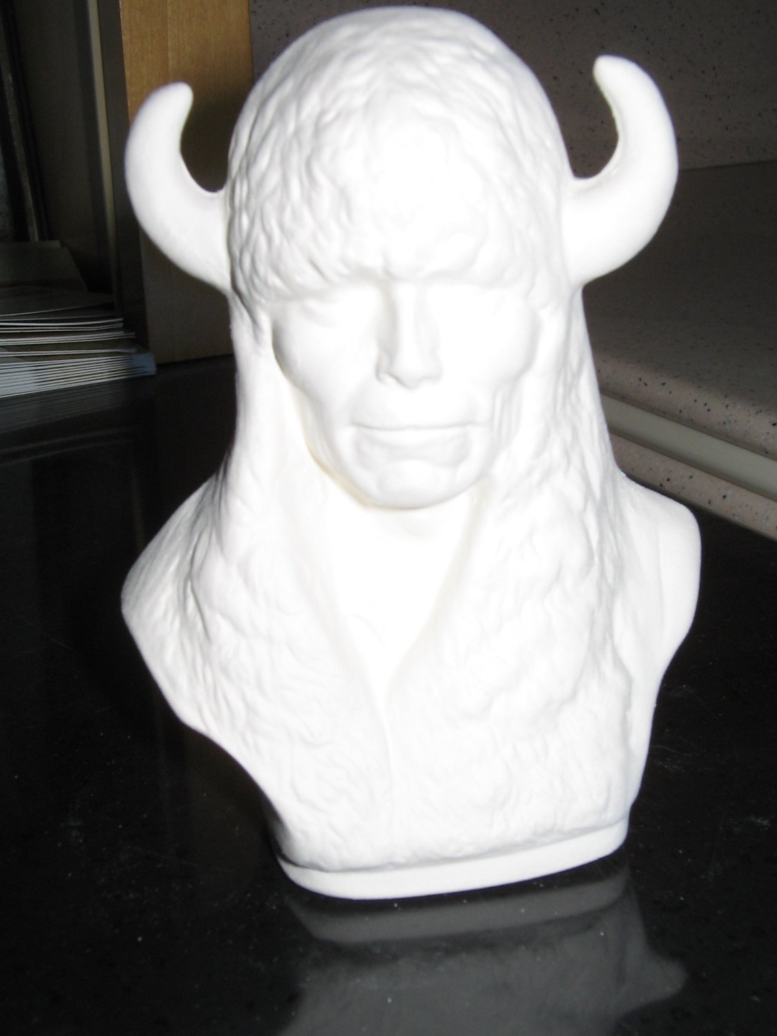 Southwestern Ceramic Indian Bust Ready to Paint Indian U Paint Bisque