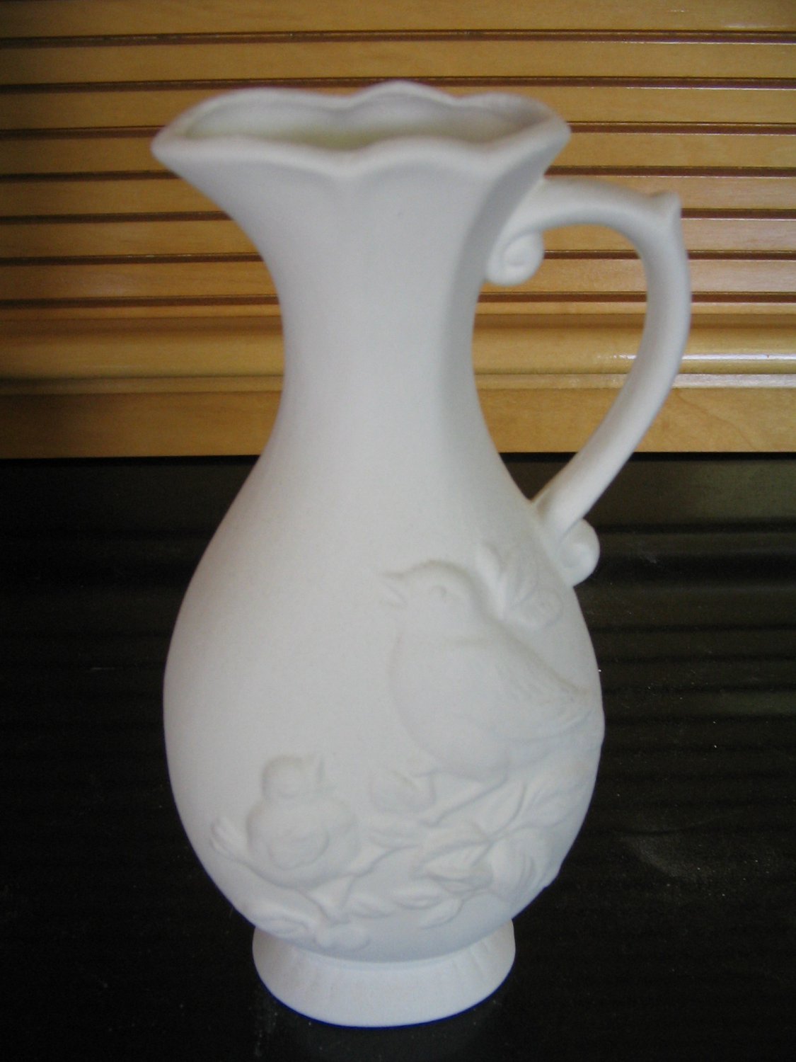 ReadyTo Paint Song Bird Pitcher U Paint Ceramic Bisque