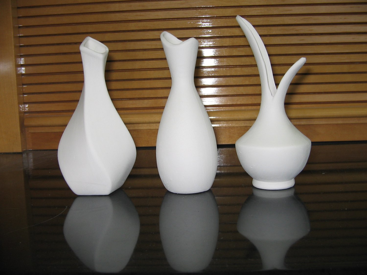 Ready To Paint Bud Vases Trio U Paint 3 Ceramic Bud Vases