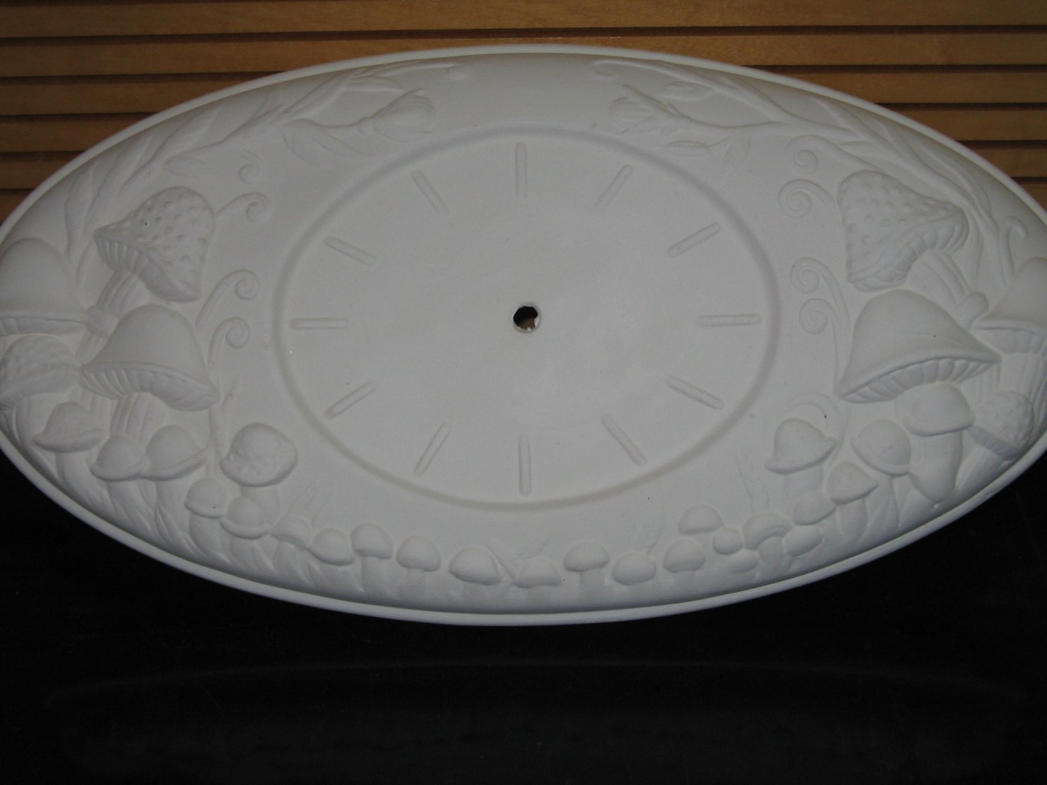 Ceramic Bisque Mushroom Clock U Paint Ceramics Ready To Paint