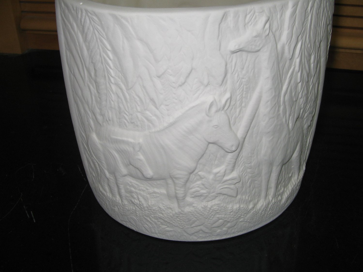 Ready To Paint Zebra Giraffe Flower Pot Planter U Paint Ceramic Bisque