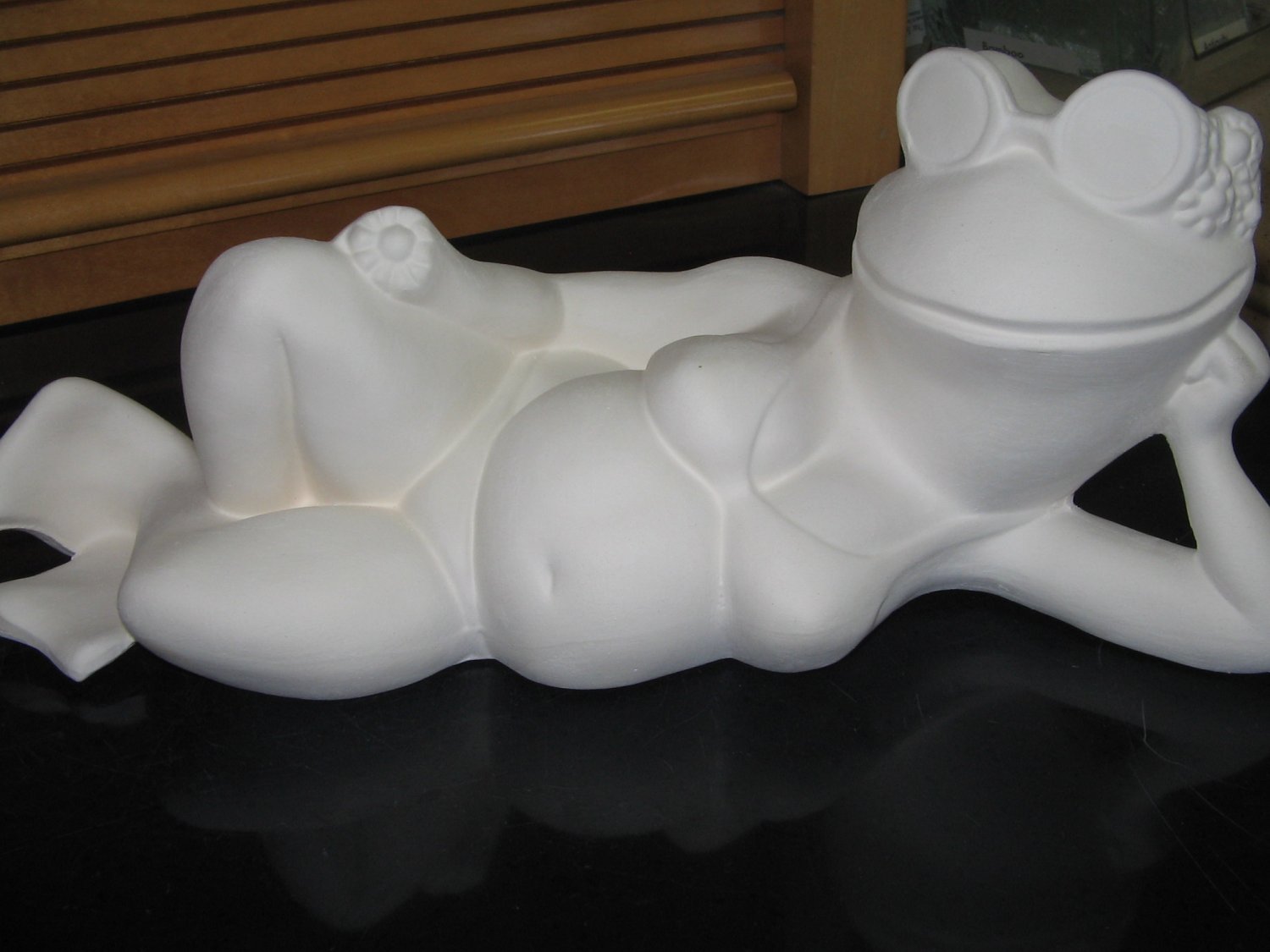 Ceramic Bisque Bikini Frog Ready To Paint Ceramics U Paint