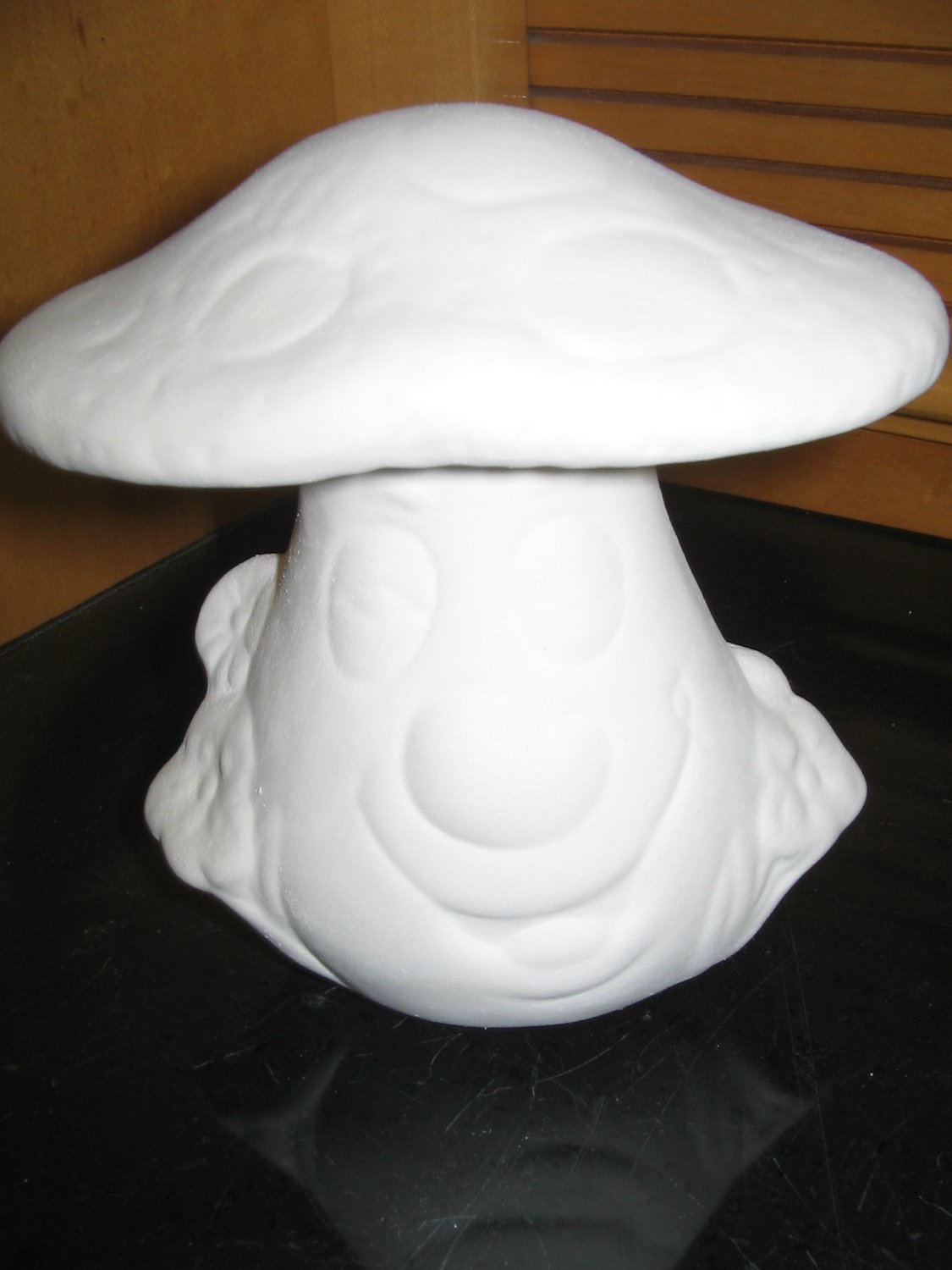 Ceramic Mushroom With Smiling Face Ready To Paint U Paint
