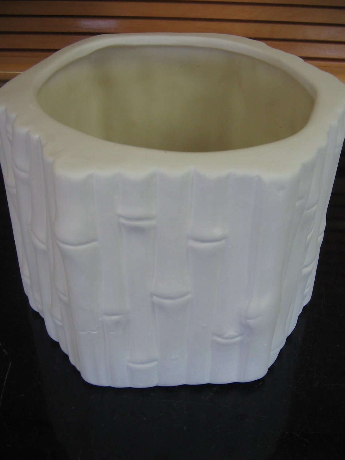 Ready To Paint Small Bamboo Planter U Paint Ceramic Bisque Ceramics