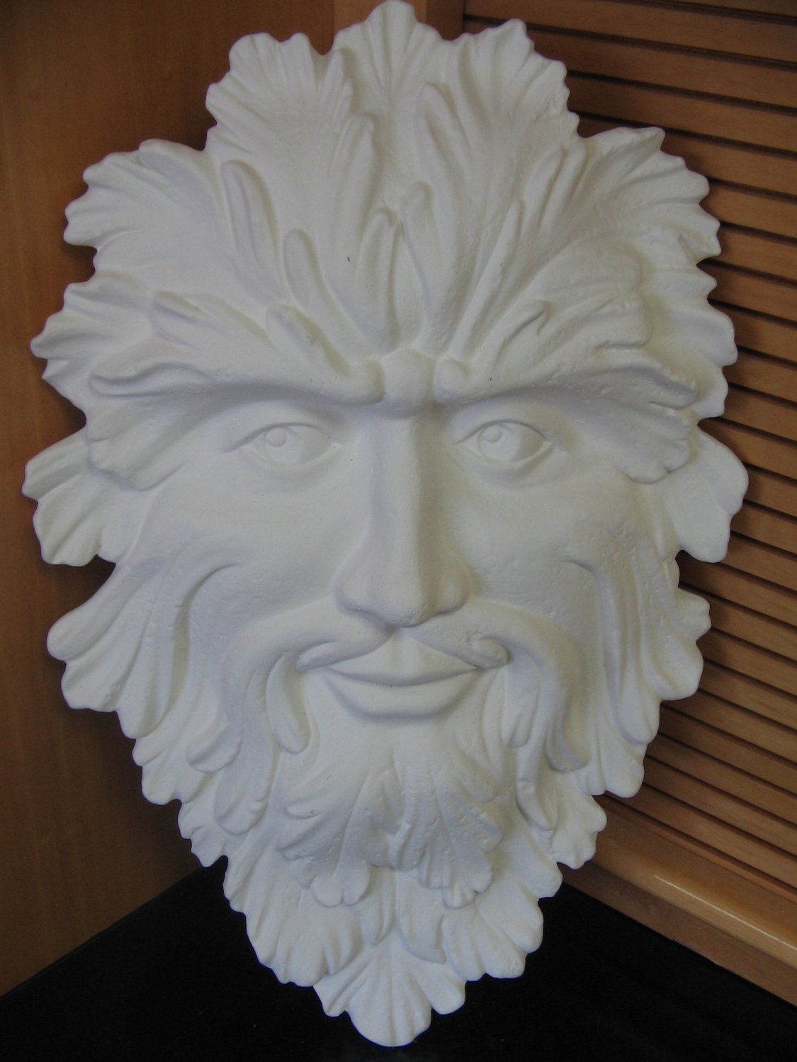Ready To Paint Green Man Wall Plaque U Paint Ceramic Bisque U Paint