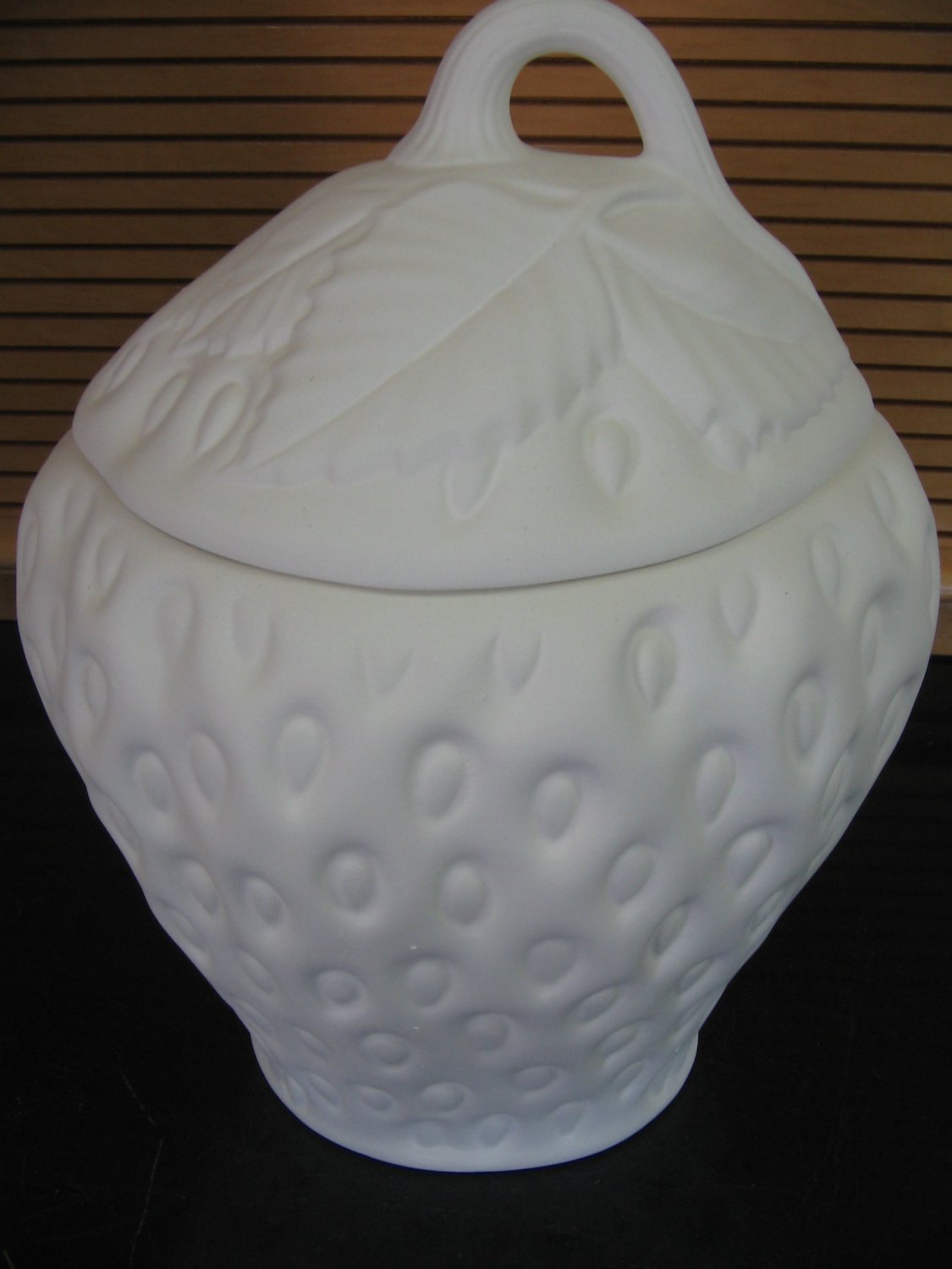 Ready To Paint Strawberry Cookie Jar Ceramic Bisque U Paint Ceramics