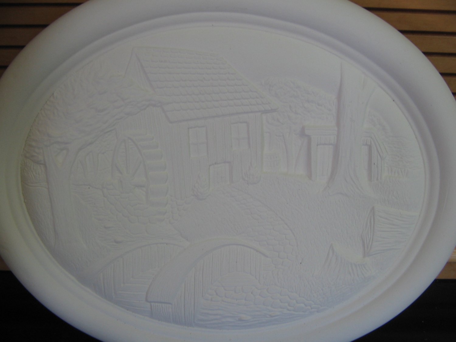 Ceramic Bisque Old Mill Wall Hanging U Paint Ceramics
