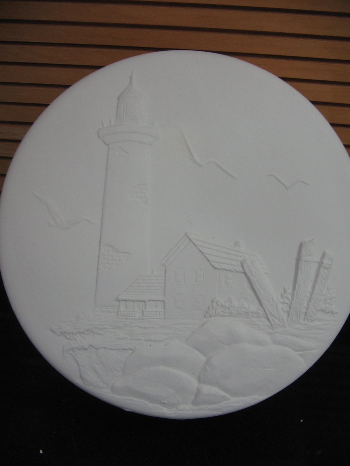 Lighthouse Scene Trinket Box Ready To Paint Ceramics Bisque U Paint Ceramic
