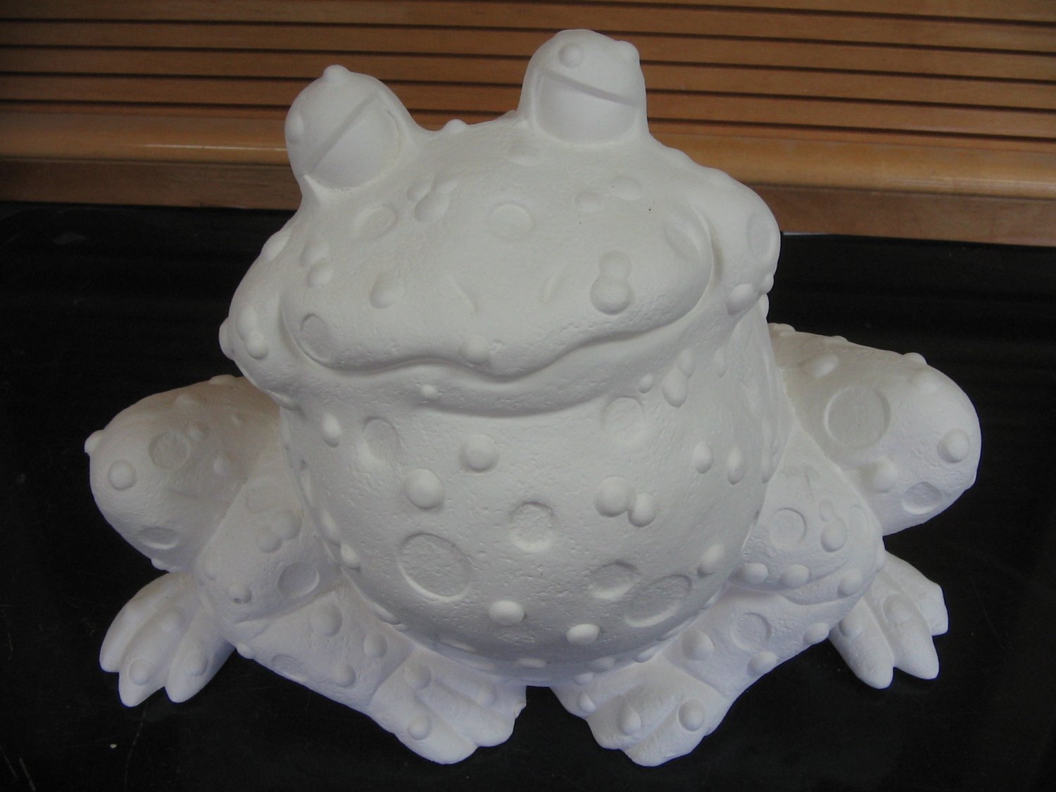 Ready To Paint Large Sitting Toad Ceramic Bisque U Paint