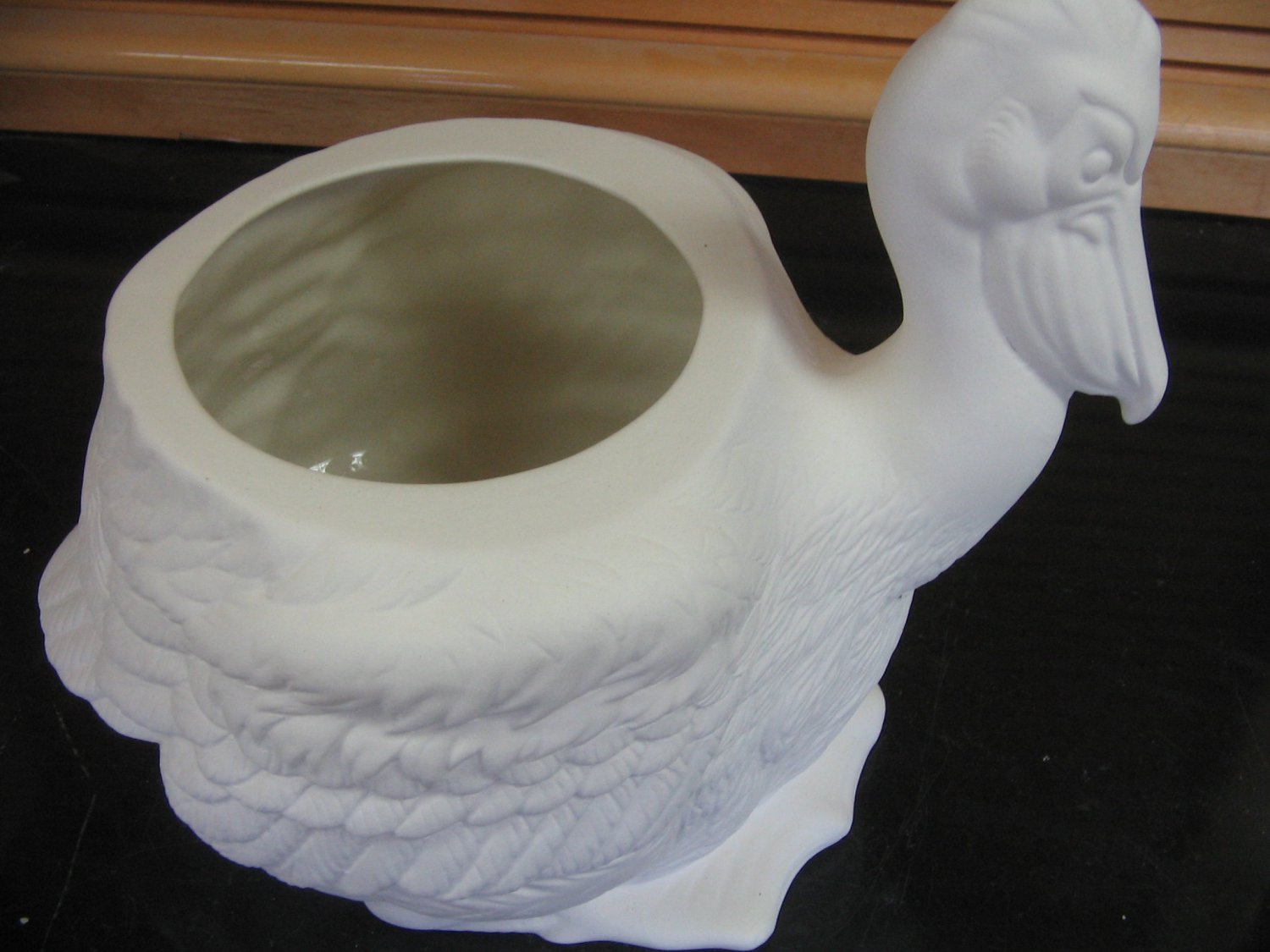 Ready To Paint Pelican Flower Pot Ceramic Bisque U Paint Ceramics