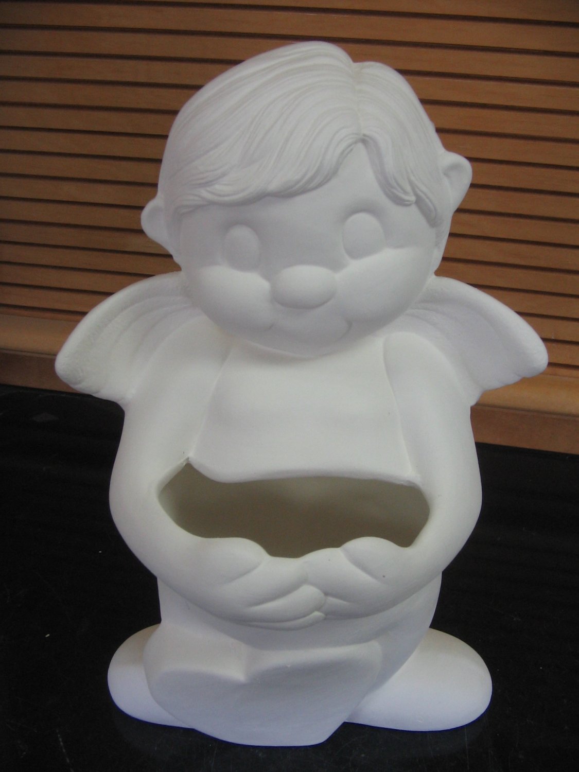 Ready To Paint Cupid With Arm Pockets Ceramic Bisque U Paint Ceramics