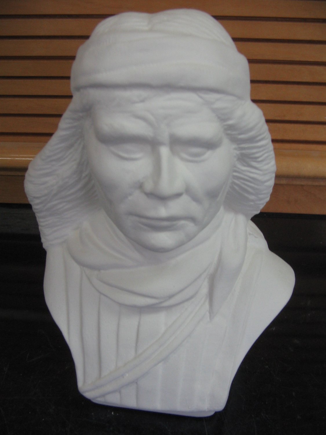 Ready To Paint Native American Indian Brave Bust U Paint Ceramics Bisque