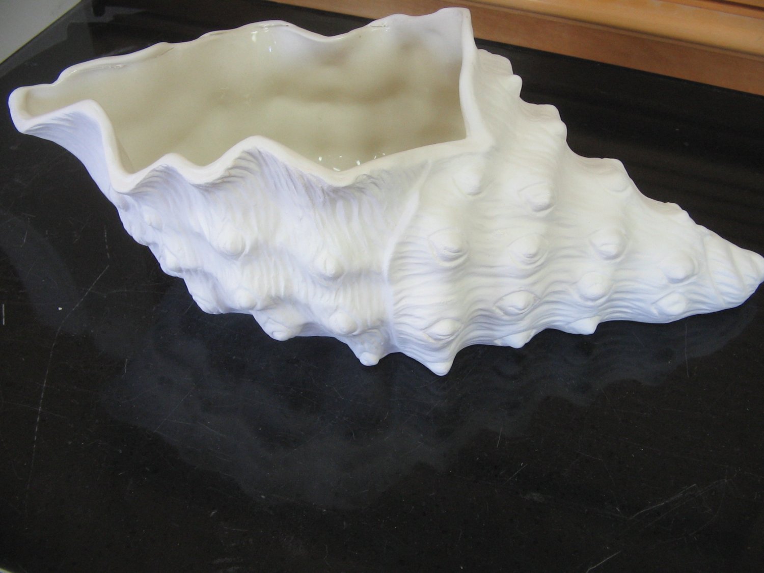 Shell Flower Pot Ceramic Bisque Ready To Paint Ceramics U Paint