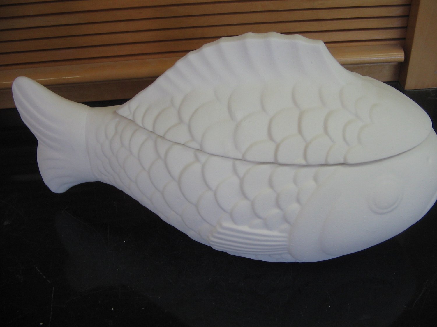 Ready To Paint Fish Casserole Dish With Lid Ceramic Bisque U Paint