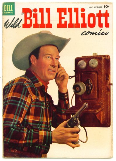 WILD BILL ELLIOTT #14 Dell Comics 1954 Western