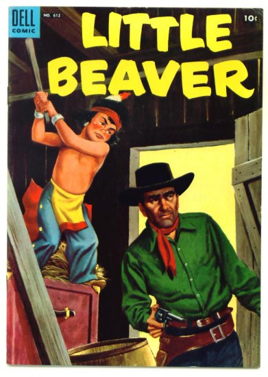 LITTLE BEAVER Dell Comics 1954 Four Color #612 Western
