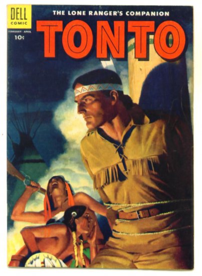 TONTO The Lone Ranger's Companion #18 Dell Comics 1955