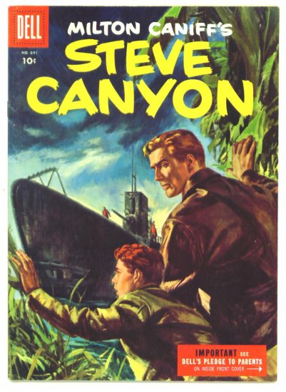 STEVE CANYON Dell Comics FC #641 Milton Caniff