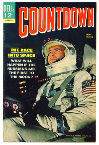 COUNTDOWN Dell Comics 1967 Movie Classic James Caan