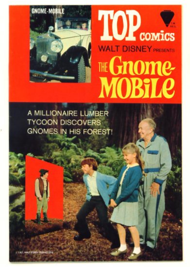 The GNOME MOBILE Top Comics 1967 Walt Disney Gold Key